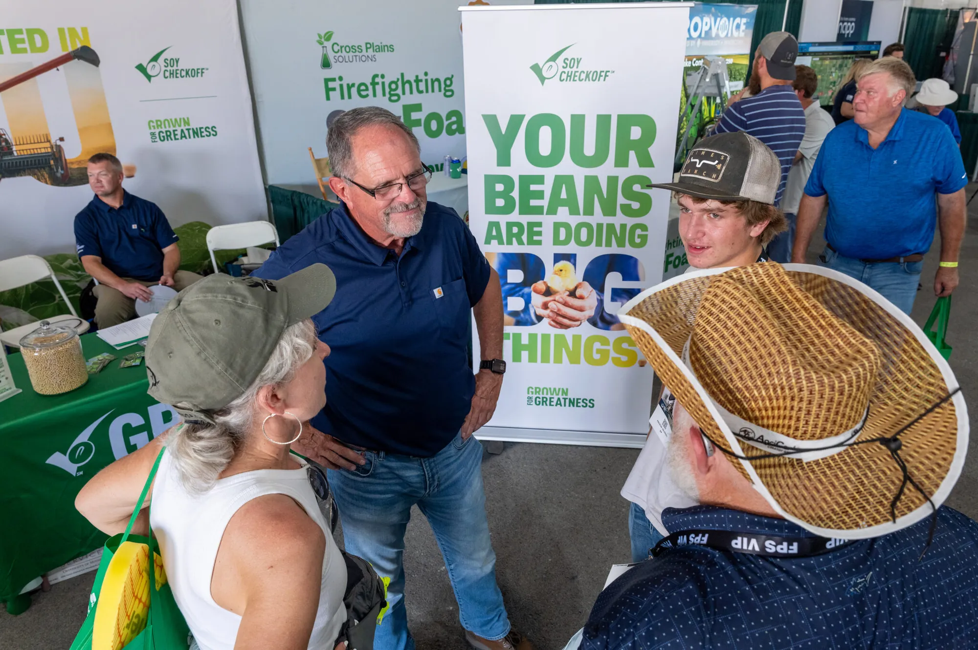 Farmer leaders attend the Farm Progress Show on 9/1/26 in Boone, Iowa.
