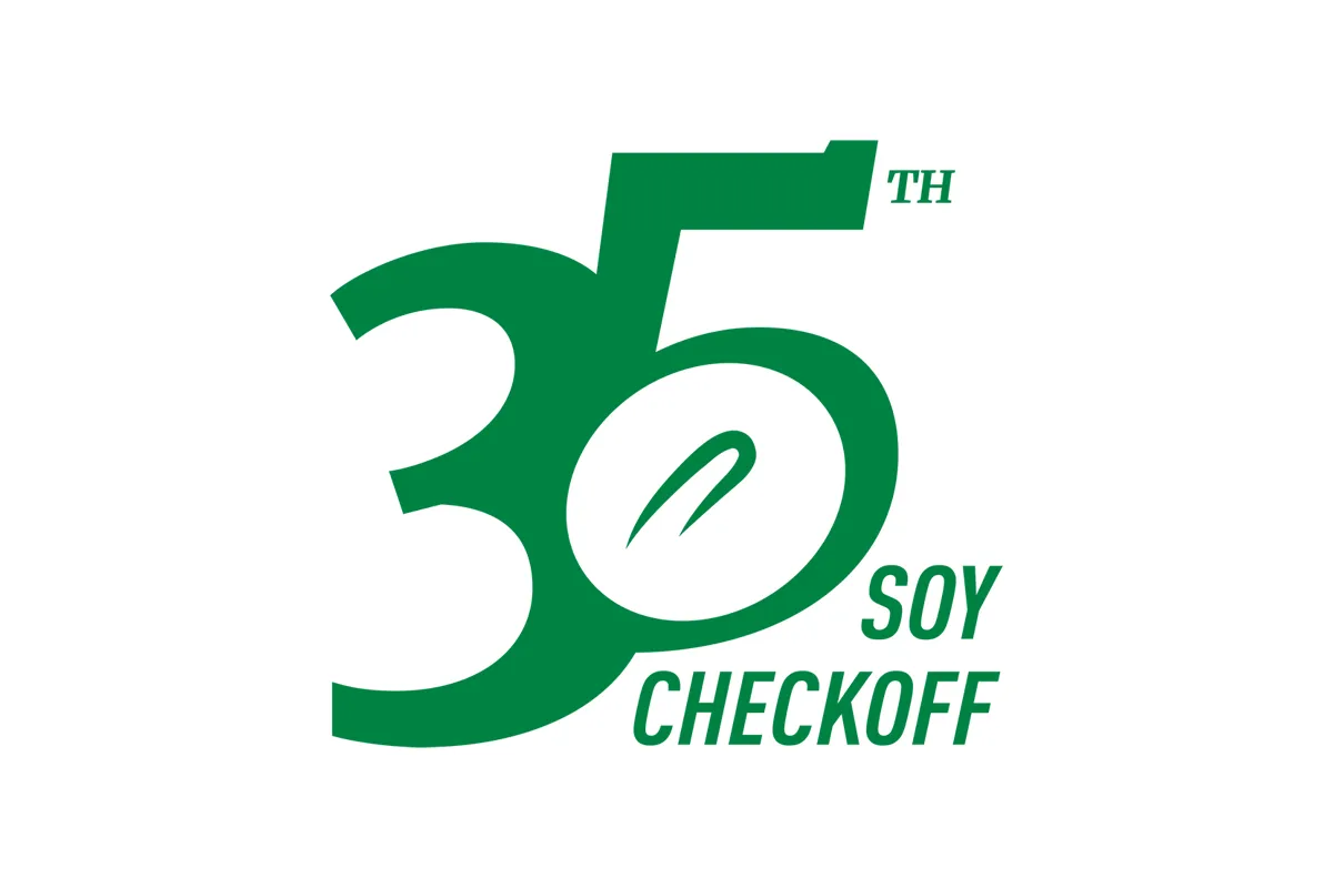 35th anniversary Soy Checkoff logo