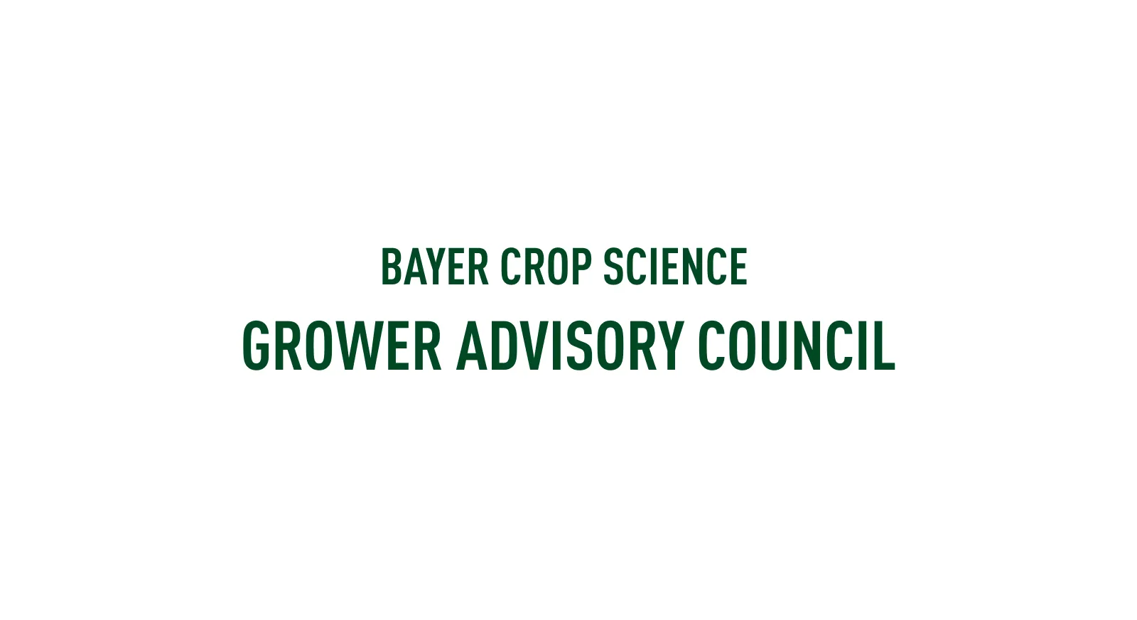 Bayer Crop Science Grower Advisory Council (GAC) logo