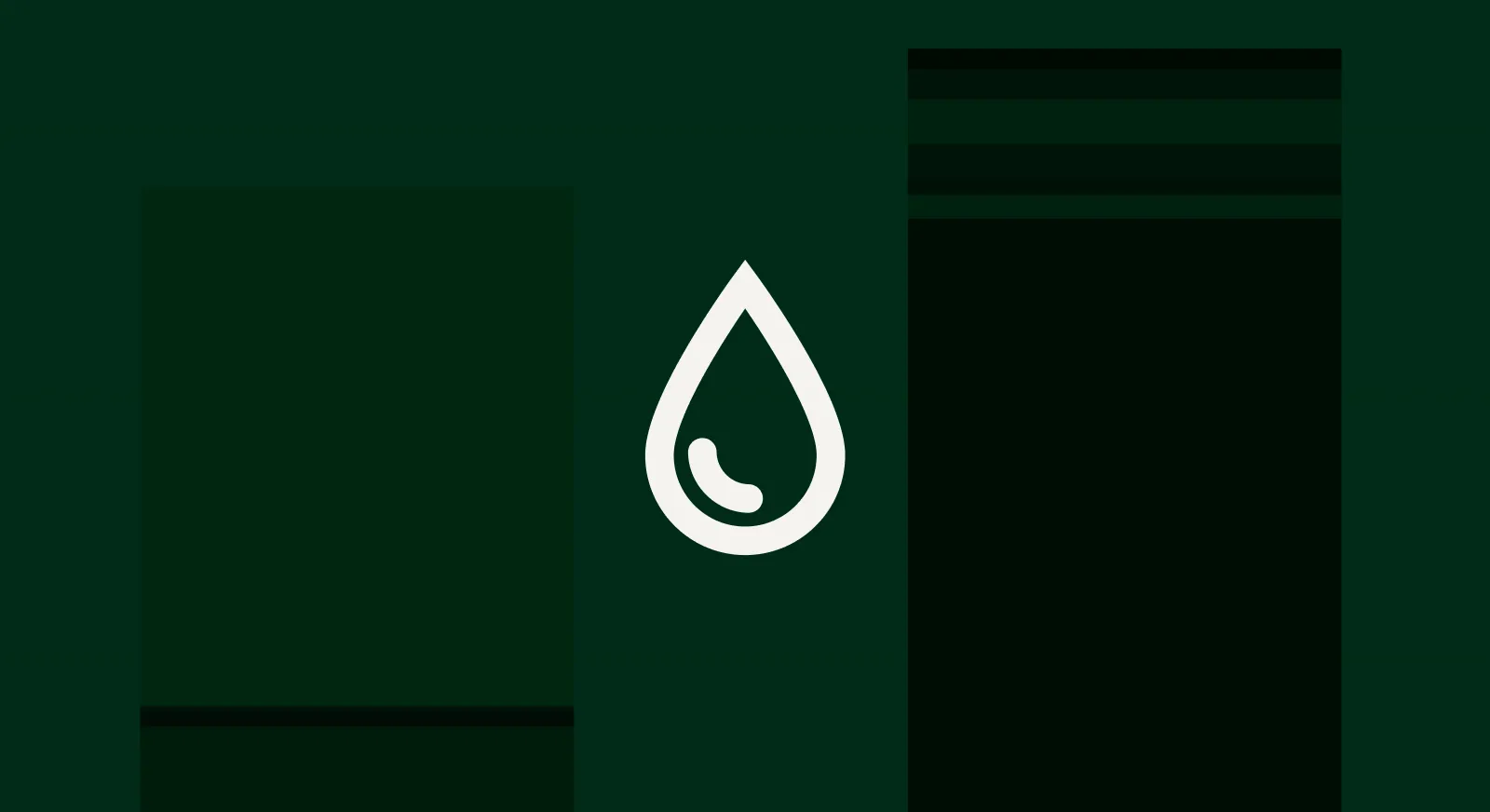 Illustrative soybean oil drop icon.