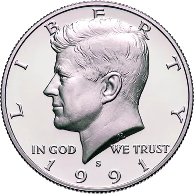 US half dollar coin